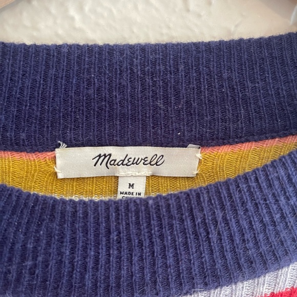 Madewell Rainbow Crew Neck Sweater - Picture 5 of 6